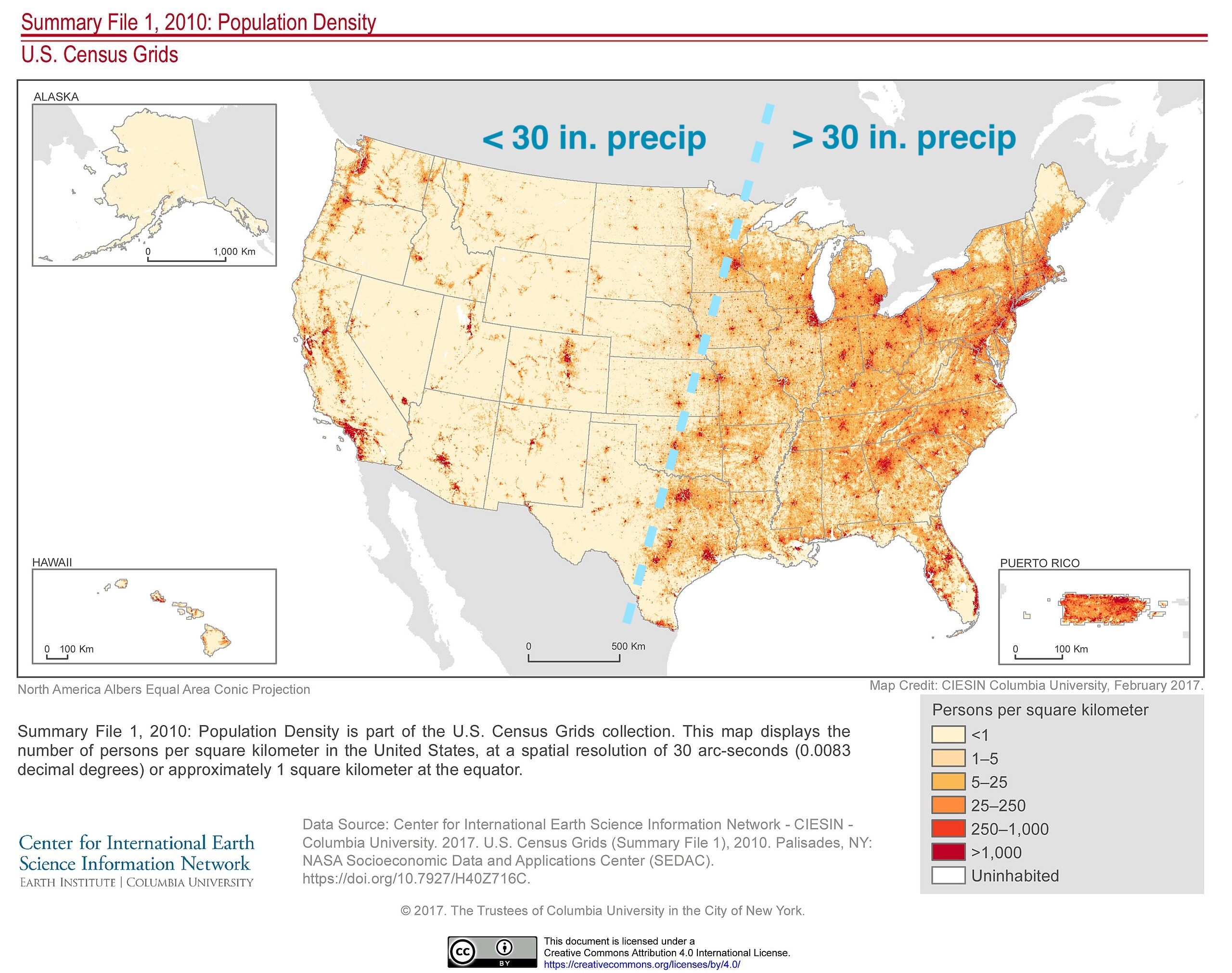 us population density